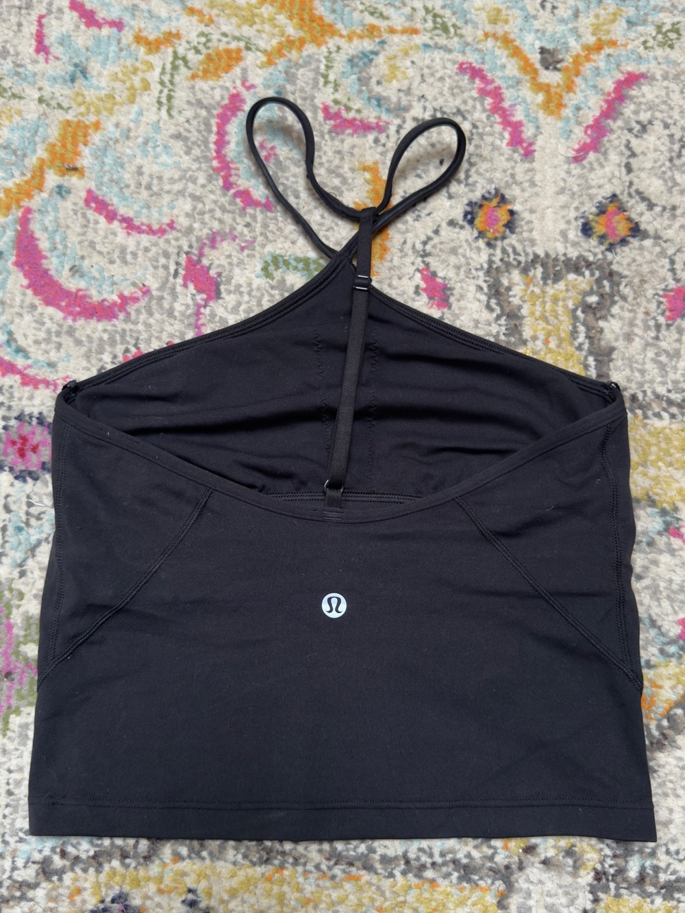 Lululemon Black Halter Crop Top size 4 - Picture 4 of 4